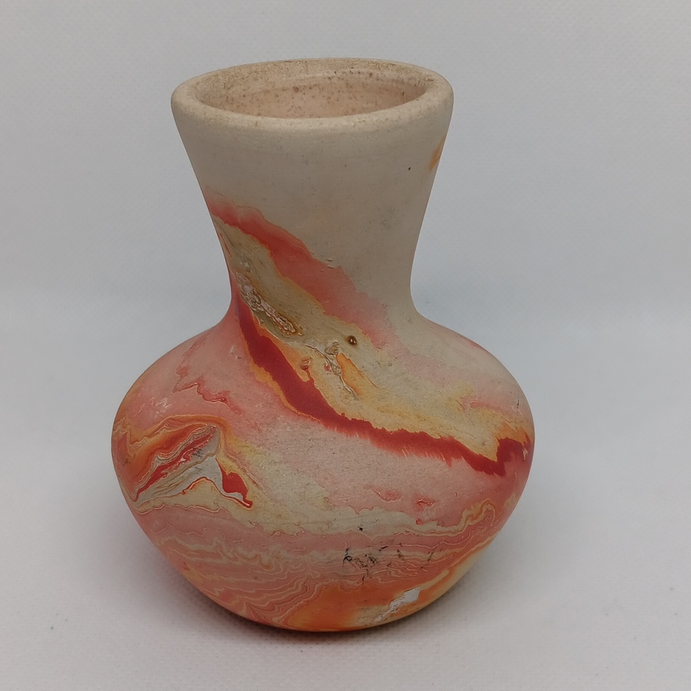 Vtg Nemadji Art Pottery Vase